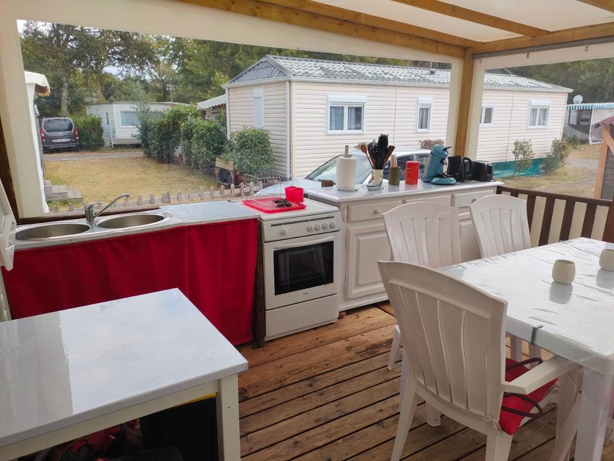 Mobil home climatisé au Domaine Lalande à Mimizan Esterno foto